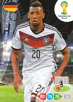 Jerome Boateng Germany Panini 2014 World Cup #105